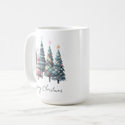 Festive Christmas Mug with Santa Claus Design (Devant gauche)