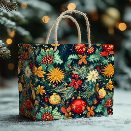 Festive Christmas Ornaments with Name Area Groot Cadeauzakje