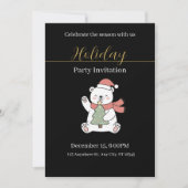 Festive Christmas Party Invitation (Devant)