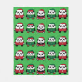 Festive Christmas Pattern – Classic Holiday Icons  Fleece Deken (Voorkant)