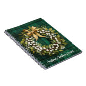 Festive Christmas Pattern Recipe  Notitieboek (Rechterzijde)