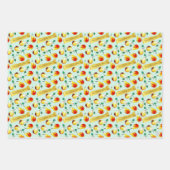 Festive Christmas Pears Personalized Boho Kitchen Inpakpapier Vel (Voorkant 2)