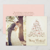  FESTIVE CHRISTMAS TREE HOLIDAIRE FOTOKAART FEESTDAGENKAART (Voorkant / Achterkant)