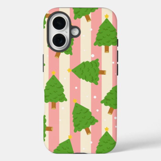 Festive Christmas tree iPhone / iPad case (Achterkant)