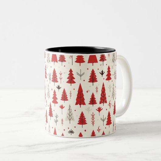 Festive Christmas Tree Mug (Devant droit)