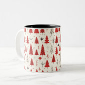 Festive Christmas Tree Mug (Devant gauche)