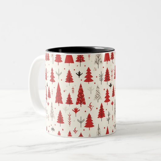 Festive Christmas Tree Mug (Devant gauche)