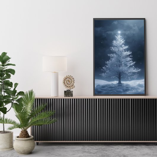 Festive Christmas Tree Poster