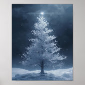 Festive Christmas Tree Poster (Voorkant)