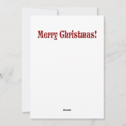 Festive Chritsmas Party Funny Cute Santa Claus Feestdagenkaart (Achterkant)