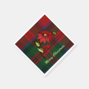 Festive Clan MacDuff Pset Holiday Napkins Servet