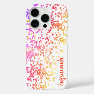 Festive Colorful Confetti Streamers - Aangepaste n iPhone 16 Pro Hoesje