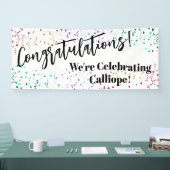 Festive Confetti Gefeliciteerd, we vieren feest Spandoek (Beurs)