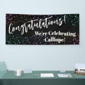 Festive Confetti Gefeliciteerd, we vieren feest Spandoek (Beurs)