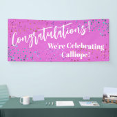 Festive Confetti Gefeliciteerd, we vieren feest Spandoek (Beurs)