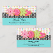 Festive Cookies Dessert Visitekaartje (Voorkant / Achterkant)