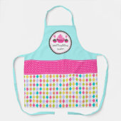 Festive Cupcake and Cake Poppen Schort (Voorkant)