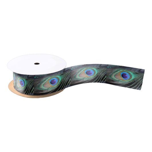Festive Custom Art Ribbon voor helder pacock Lint (Spoel)
