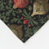 Festive Damask  Fleece Deken (Hoek)