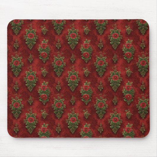 Festive Damask  Muismat (Voorkant)