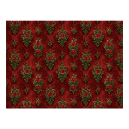 Festive Damask  Perfect Poster