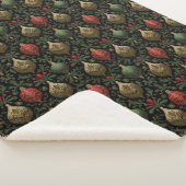 Festive Damask  Sherpa Deken (3/4)