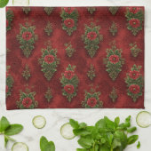 Festive Damask  Theedoek (Gevouwen)