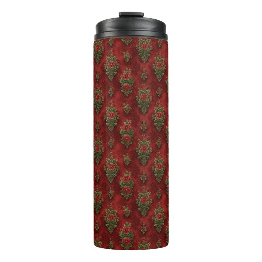 Festive Damask  Thermosbeker (Voorkant)