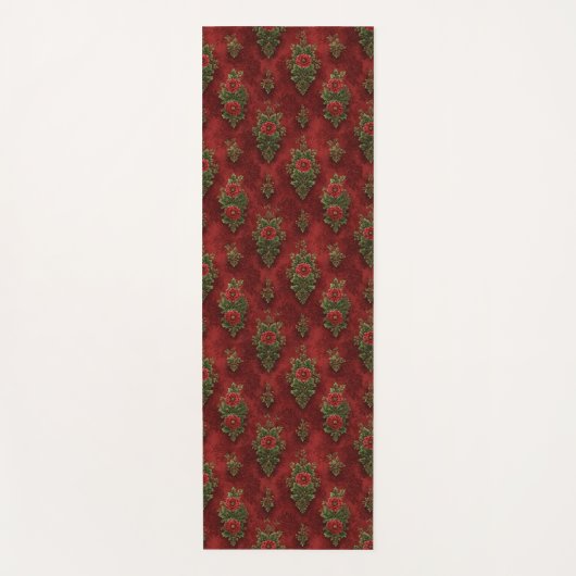 Festive Damask  Yogamat (Voorkant)
