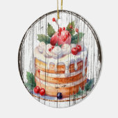 Festive Delight - Waterverf Cake Ornament (Links)