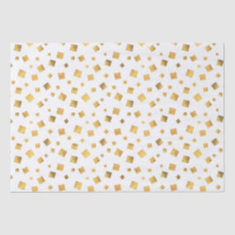 Festive Elegant Gold Confetti Gift Tissuepapier