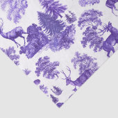 Festive Elegant Periwinkle Blue Deer Bossen Tissuepapier (Detail)