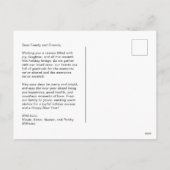 Festive FA LA Joyous Christmas Carte postale (Dos)