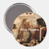 Festive Family Magnet – Photo and Merry Message (Recto/Verso)