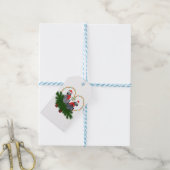 Festive Featherball Gift Labels Cadeaulabel (Met Touw)