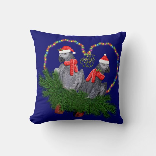 Festive Featherballen Pillow (marine) Kussen (Voorkant)