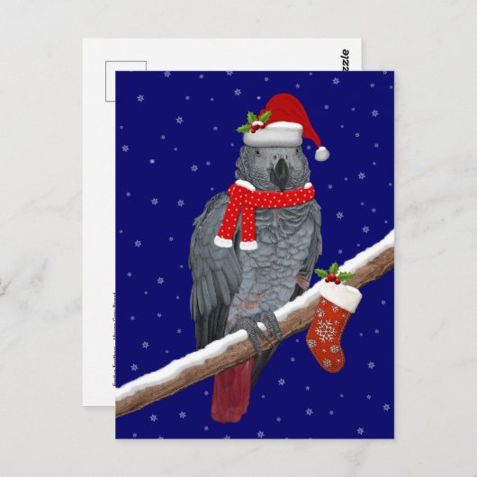 Festive Feathers Briefkaart (Voorkant / Achterkant)