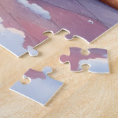 Festive Fireplace Boxer Christmas Art Legpuzzel (Zijkant)