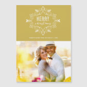 Festive Foliage Deco Carte magnétique photo (Devant)