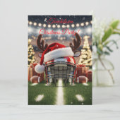 Festive Football Cheer - Invitation Jeu de Vacance (Debout devant)