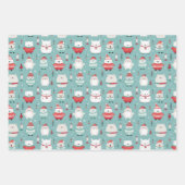 Festive Forest Friends Envelopper des feuilles de  (Devant 3)