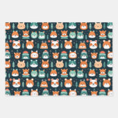 Festive Forest Friends Envelopper des feuilles de  (Devant 2)