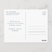 Festive Forest | Holiday-foto Briefkaart (Achterkant)