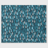 Festive Forest | Vakantie Cadeaupapier (Vlak)