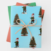 Festive Forest Wrapping Sheets Set of 3 Inpakpapier Vel (In situ)