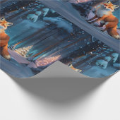 Festive Fox Cadeaupapier (Hoek)