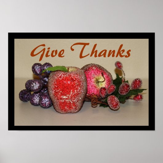 Festive Fruits Poster (Voorkant)