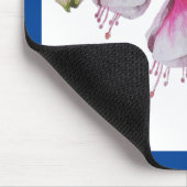 'Festive Fuchsias' op een Muismat (Hoek)