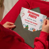 Festive & Fun Santa Christmas Party Invitation