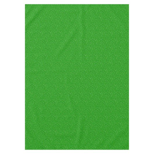 Festive Glittering Green Confetti Pattern Tafelkleed (Voorkant)